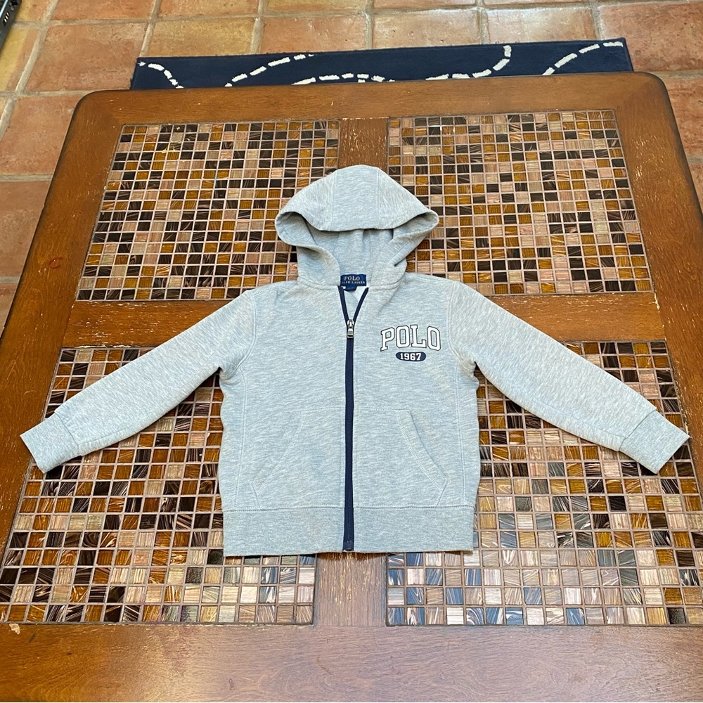 Ralph Lauren Kids Gray Hoodie
